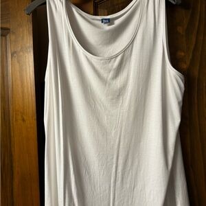Russell Athletic White Scoop Neck Tank Top